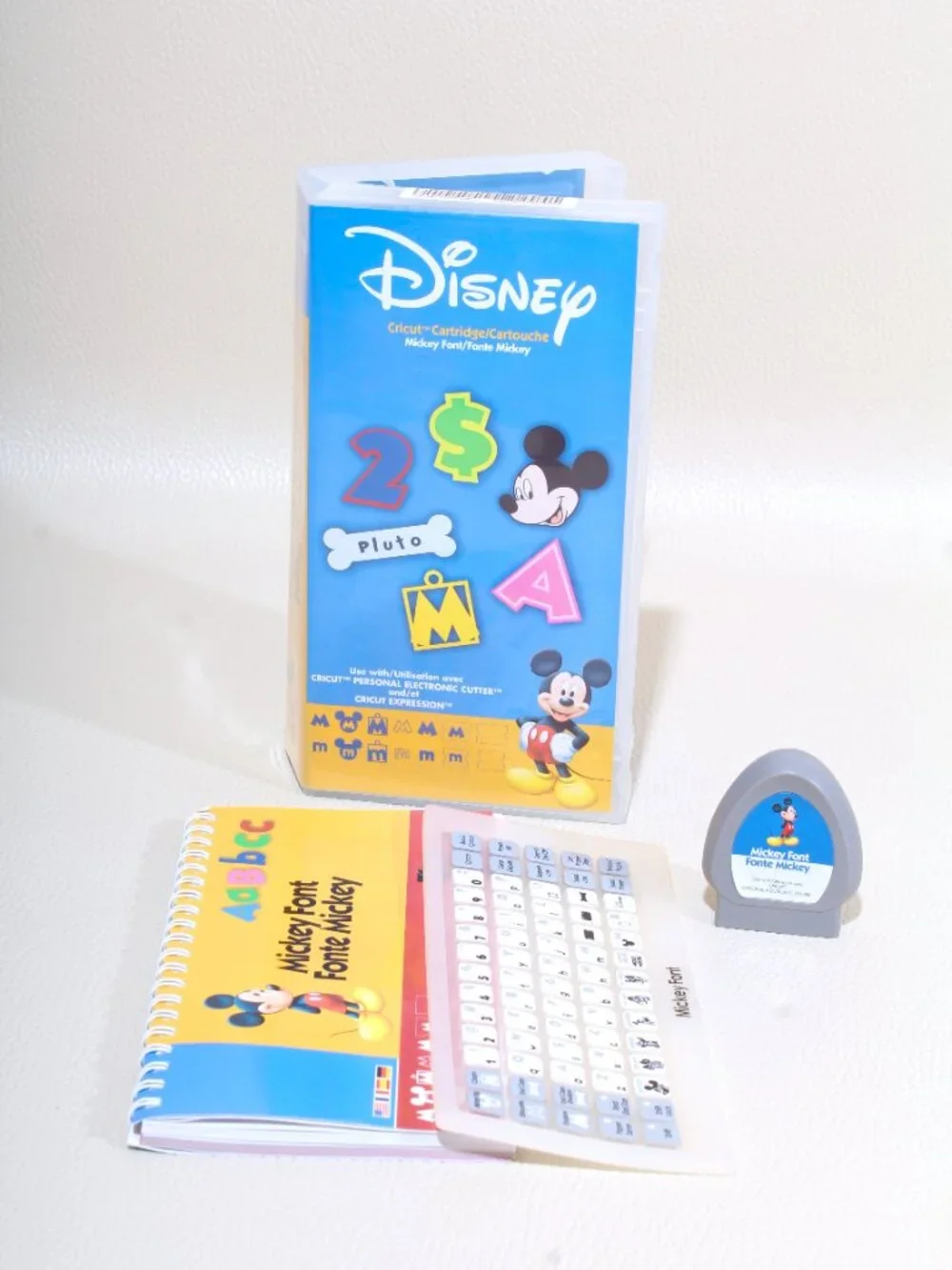 Lot of 7 Cricut Cartridges Disney Mickey Font Chalkboard Bridal Sophisticated